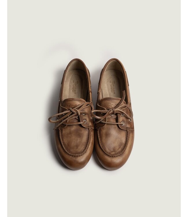 Posa Boat Loafer leather Brown