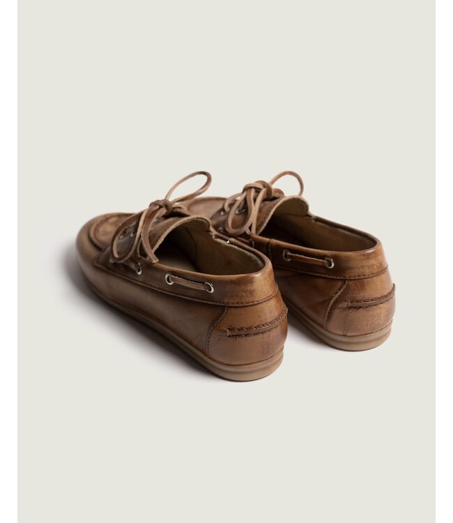 Posa Boat Loafer leather Brown
