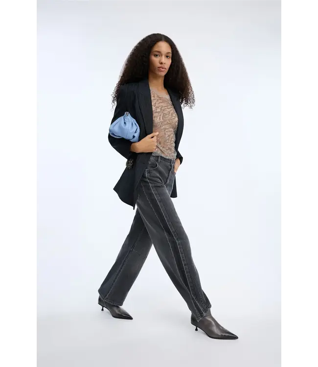 Munthe Bodhi denim pants black