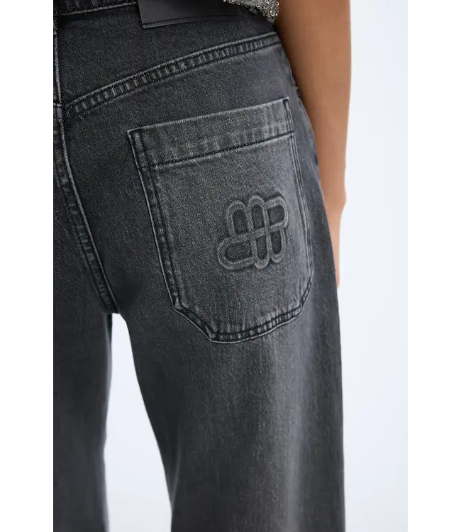 Munthe Bodhi denim pants black