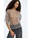 Munthe Vun top glitter gun-metal