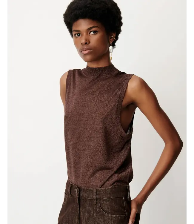 Sessùn Rawhide Sleeveless Jumper Top Mokaluz