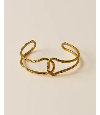 Sessùn Areora R bangle bracelet gold