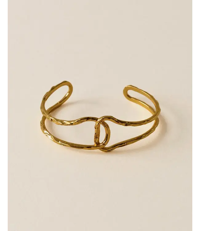 Sessùn Areora R bangle bracelet gold