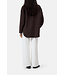 Closed Oversized Shacket Mahagony Brown