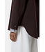 Closed Oversized Shacket Mahagony Brown