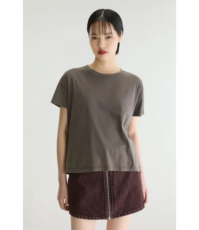 Bellerose felia t-shirt dark toast
