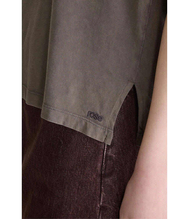 Bellerose felia t-shirt dark toast