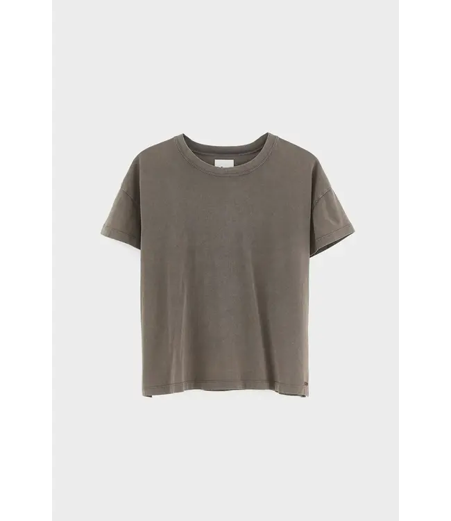 Bellerose felia t-shirt dark toast