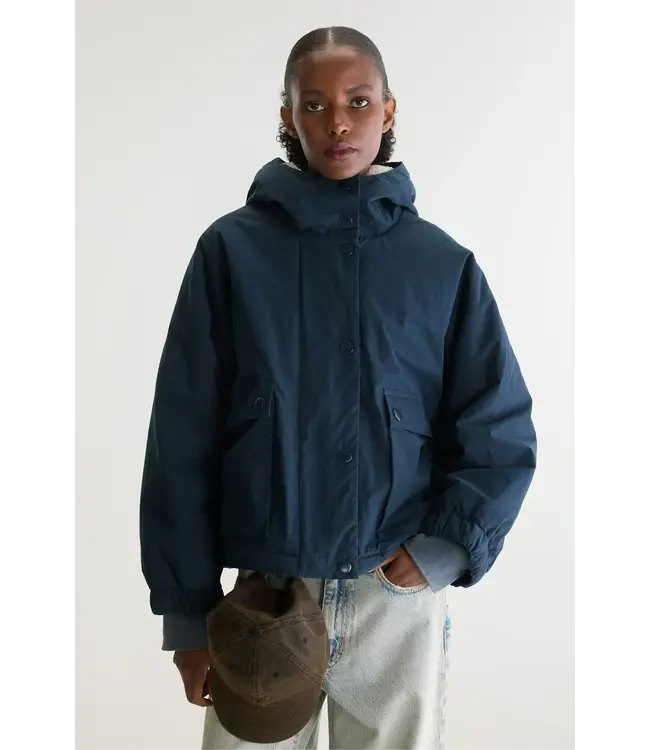 Bellerose jenna hooded jacket america navy
