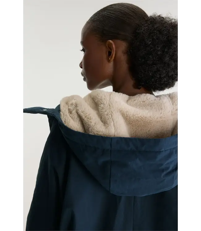 Bellerose jenna hooded jacket america navy