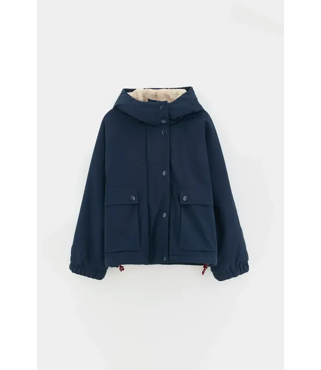 Bellerose jenna hooded jacket america navy