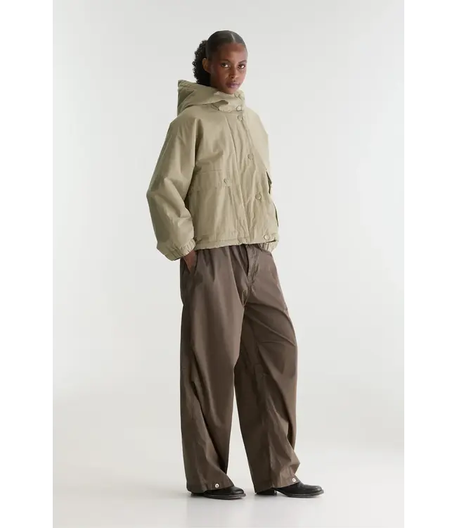 Bellerose jenna hooded jacket shadow leo