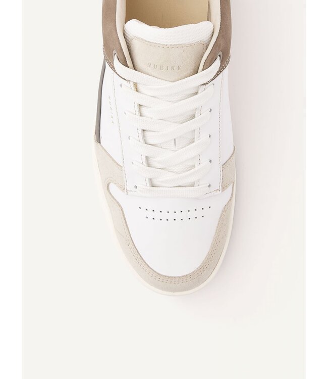 Nubikk Basket court zie sneakers white taupe