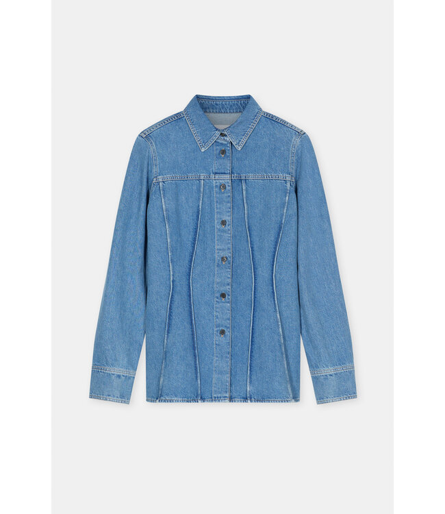 Closed Denim Blouse Mid Blue