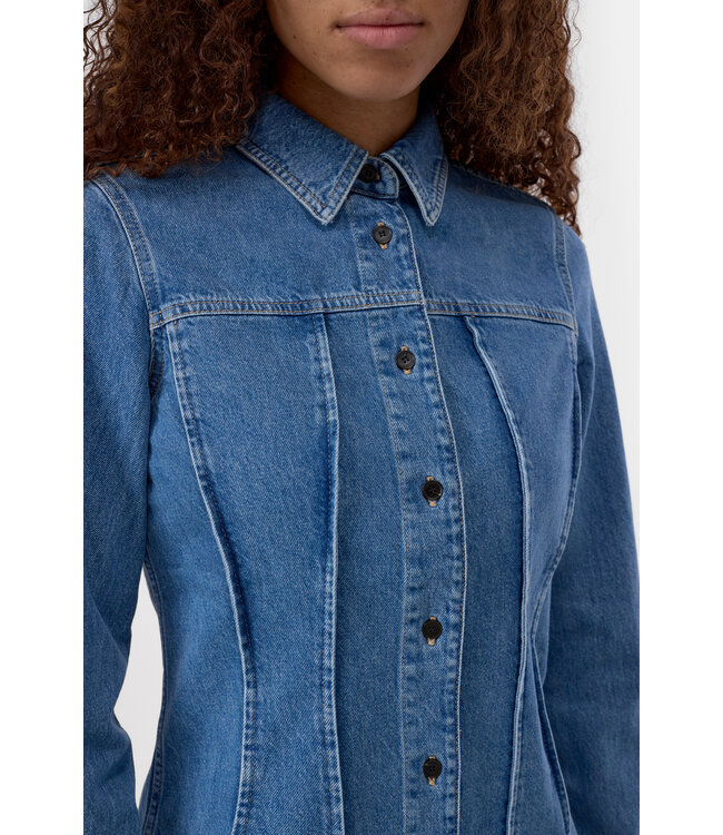 Closed Denim Blouse Mid Blue