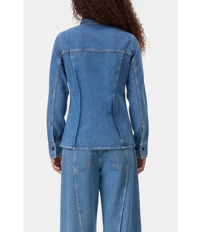 Closed Denim Blouse Mid Blue