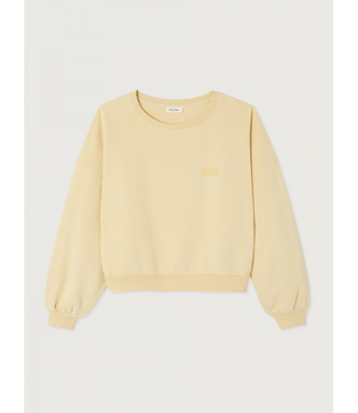 American Vintage Sweat Col Rond Limonade Vin