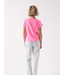 American Vintage Sonoma V-neck T-shirt Pink Acid Fluo