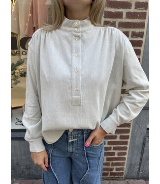 Sacrecoeur Collection Emeline Blouse Snow Blue