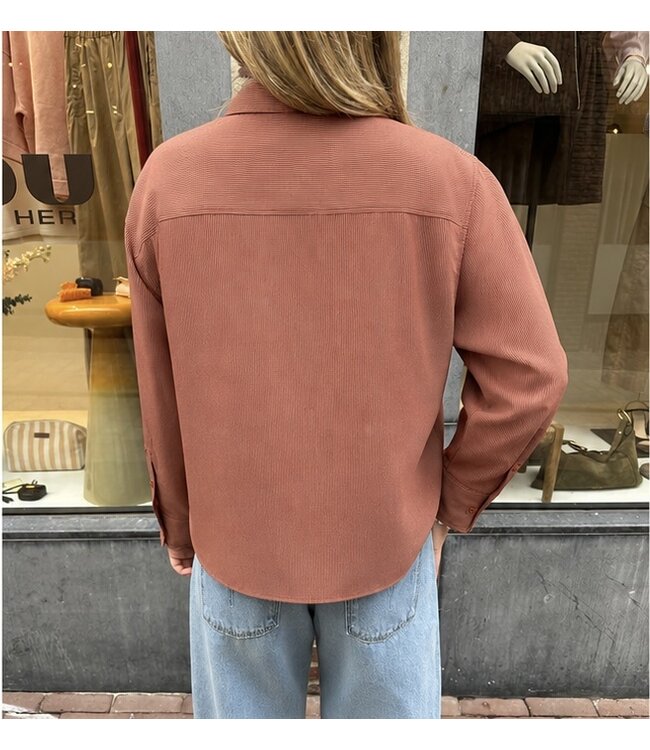 Sacrecoeur Collection Charlie Scarf Shirt Monas Rouge