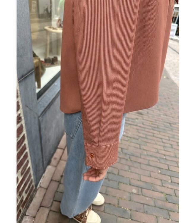 Sacrecoeur Collection Charlie Scarf Shirt Monas Rouge