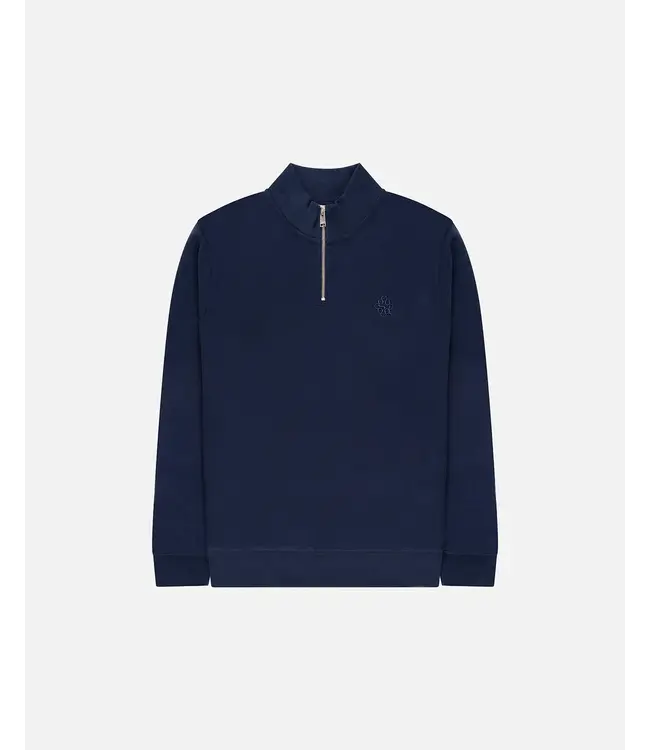 The GoodPeople Lucky Half zip sweater navy