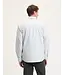 The GoodPeople Soy striped shirt white green