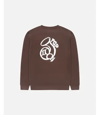 The GoodPeople Look Artwork sweater dark brown