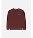 The GoodPeople Look artwork sweater bordeaux