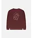 The GoodPeople Look artwork sweater bordeaux