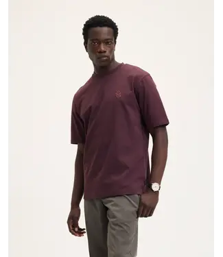 The GoodPeople Tommy t-shirt bordeaux