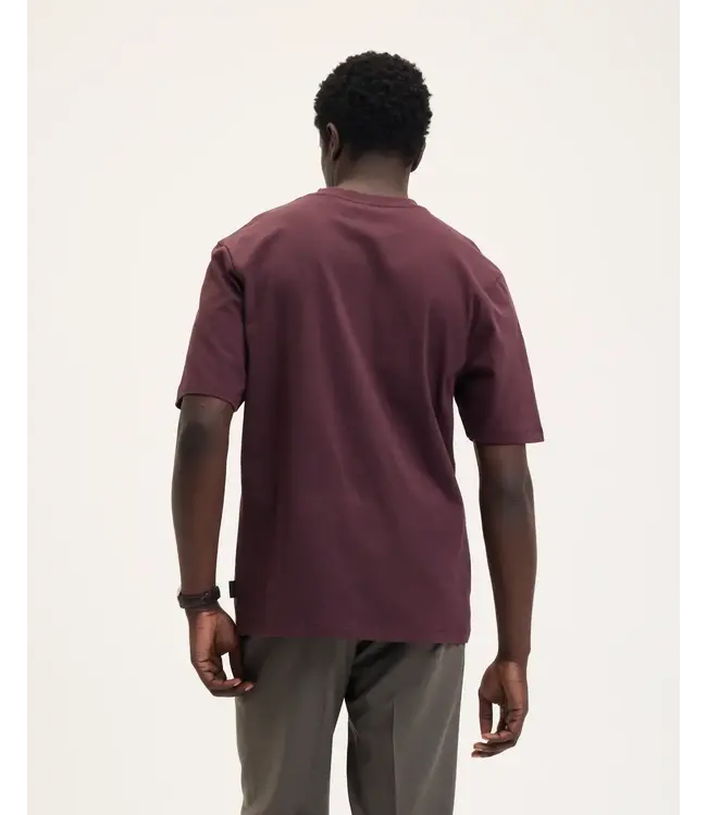 The GoodPeople Tommy t-shirt bordeaux