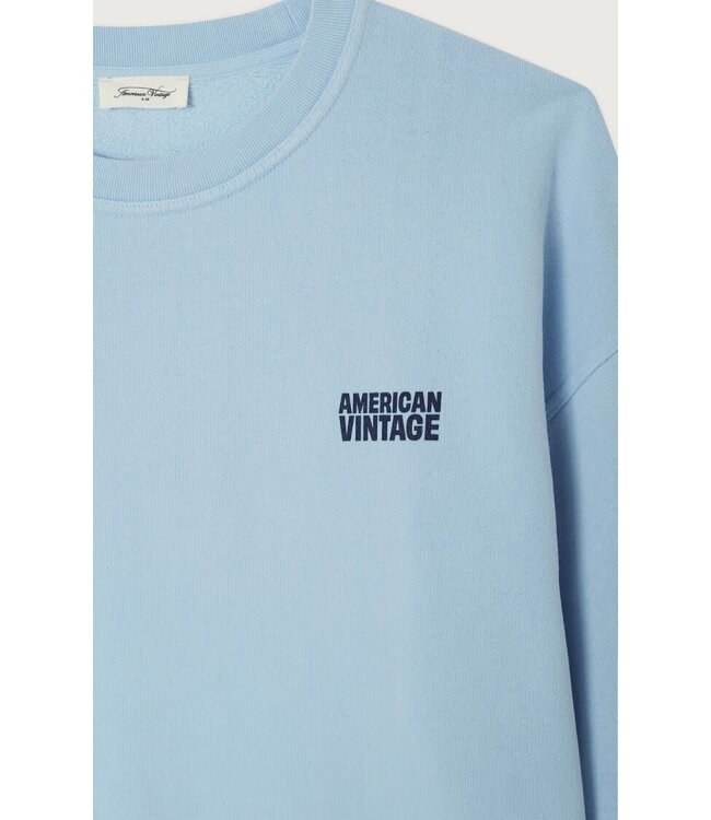 American Vintage Plizzy sweater vintage azurin