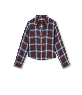 Rails Malin Blouse Espresso Indigo