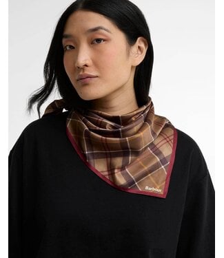 Barbour Kinsale Tartan Head Scarf Muted Tartan