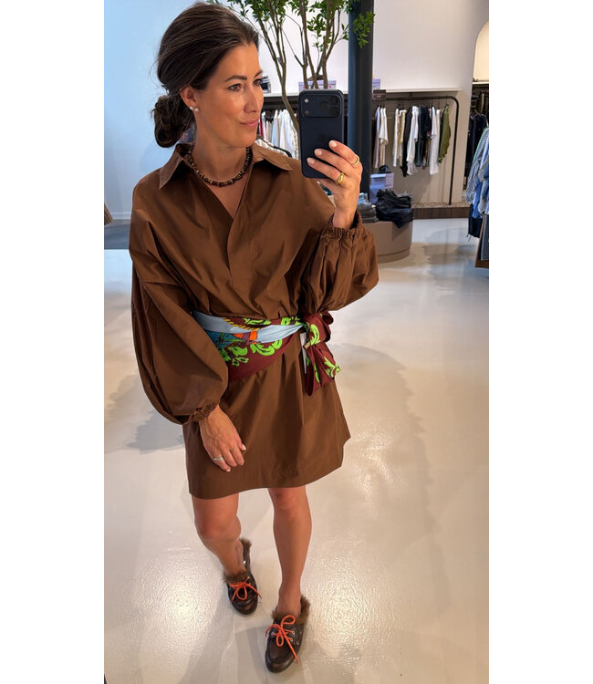 Essentiel Antwerp Keagan2 Oversized Mini Dress Bear Me