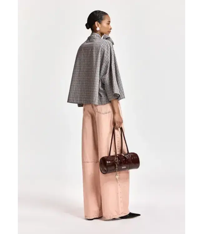 Essentiel Antwerp Kefir Pussy Bow Tie Top Como3 Steel Pulse