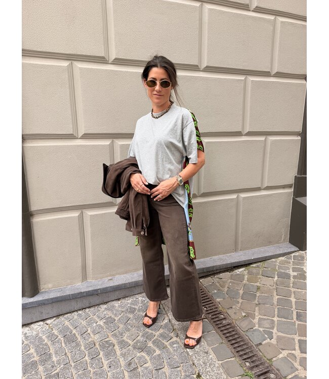 Essentiel Antwerp Kassis T-shirt With Silk Scarf Combo2 Steel Pulse