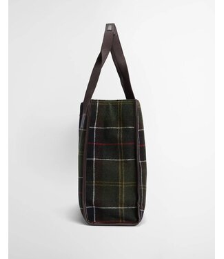 Barbour Copy of Heart Tote Bag Classic Tartan