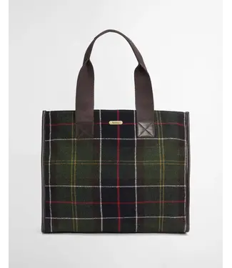 Barbour Copy of Heart Tote Bag Classic Tartan
