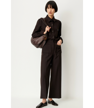 Sessùn Alberwool Straight Leg pleated Pants Ebene