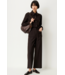 Sessùn Alberwool Straight Leg pleated Pants Ebene