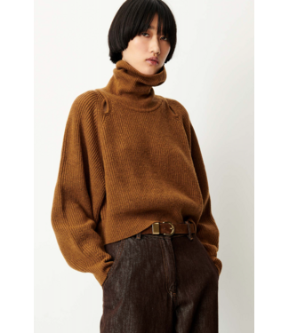 Sessùn Yinga Turtle Neck Croppe Jumper Moss bronz