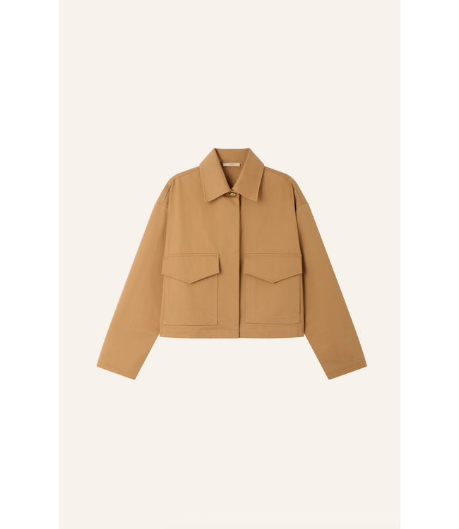 Sessùn Otta Short Jack with Collar Badiane