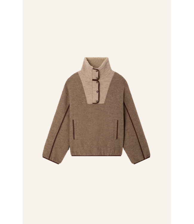 Sessùn Nostelle Pea Jacket Sweat Silroe