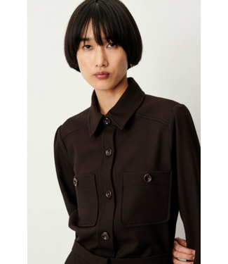 Sessùn Theodore Short shirt With Pockets Ebene