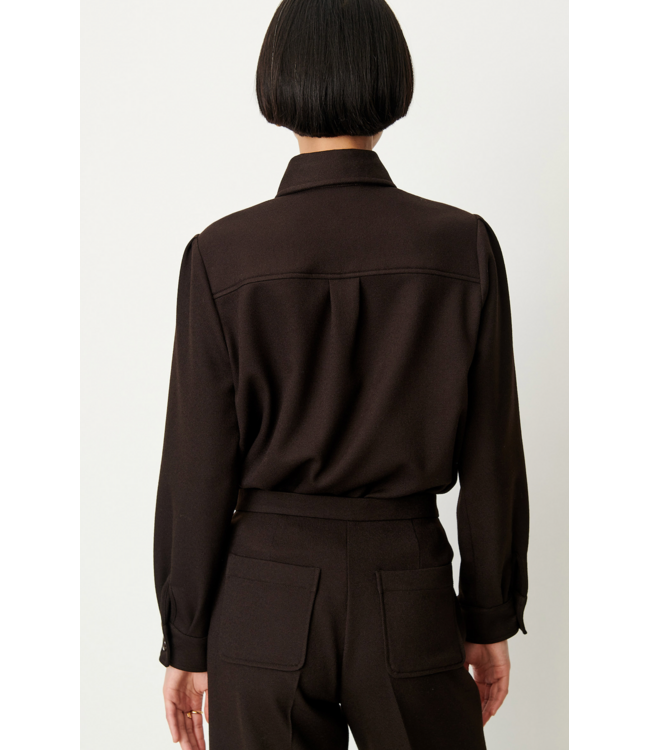 Sessùn Theodore Short shirt With Pockets Ebene