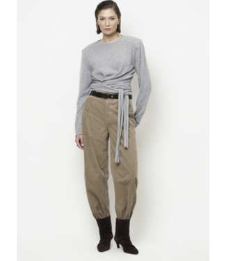 Dante 6 Benyo Knitted Wrap Top Heather Grey
