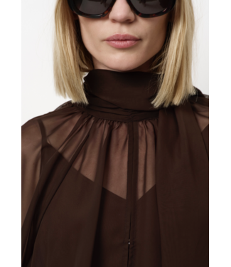 Dante 6 Sonia Boho Blouse Espresso Brown